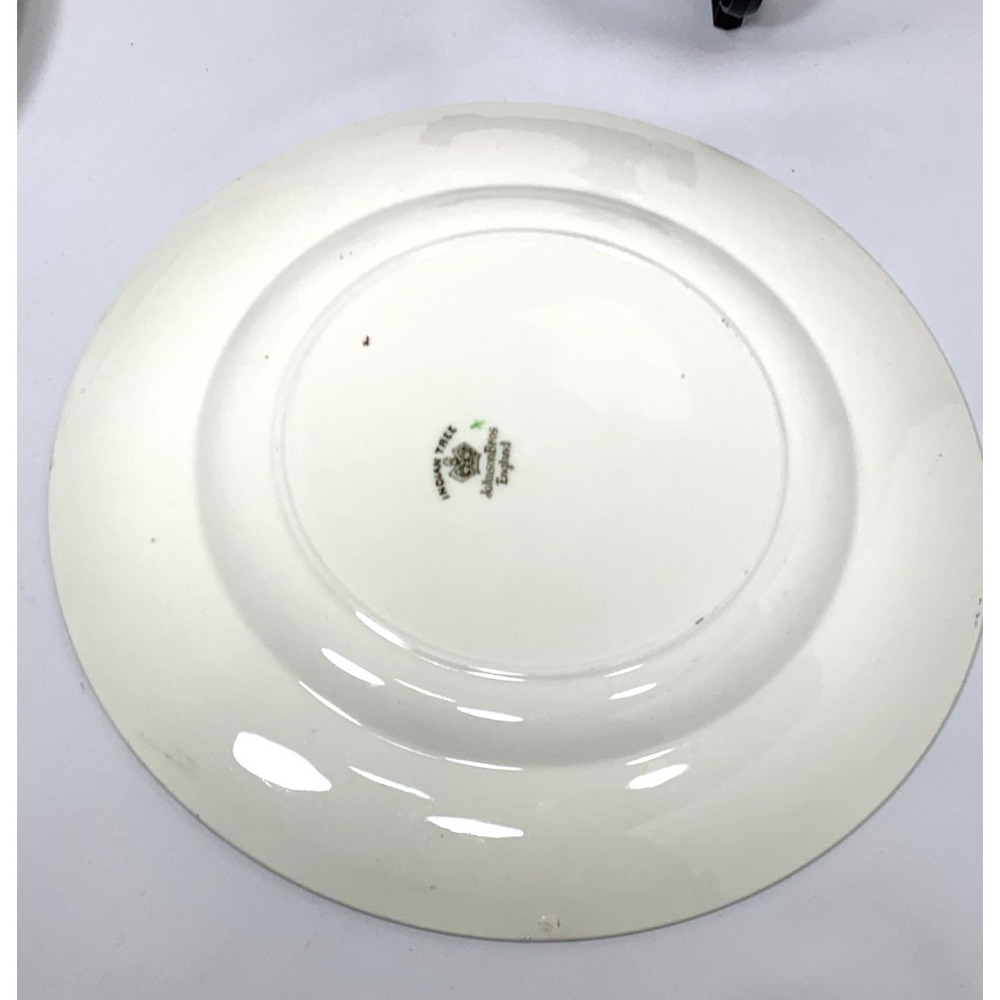 Johnson Brothers Indian Tree Dinner Plates x4 England Ironstone VERY GOOD - Picture 12 of 13
